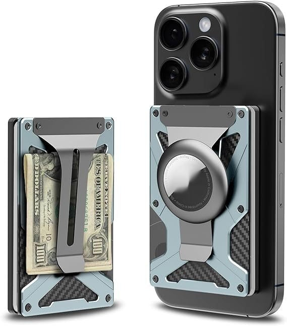 Abrazadera de tarjeta magnética de metal incorporada Función magnética antirrobo para teléfono móvil